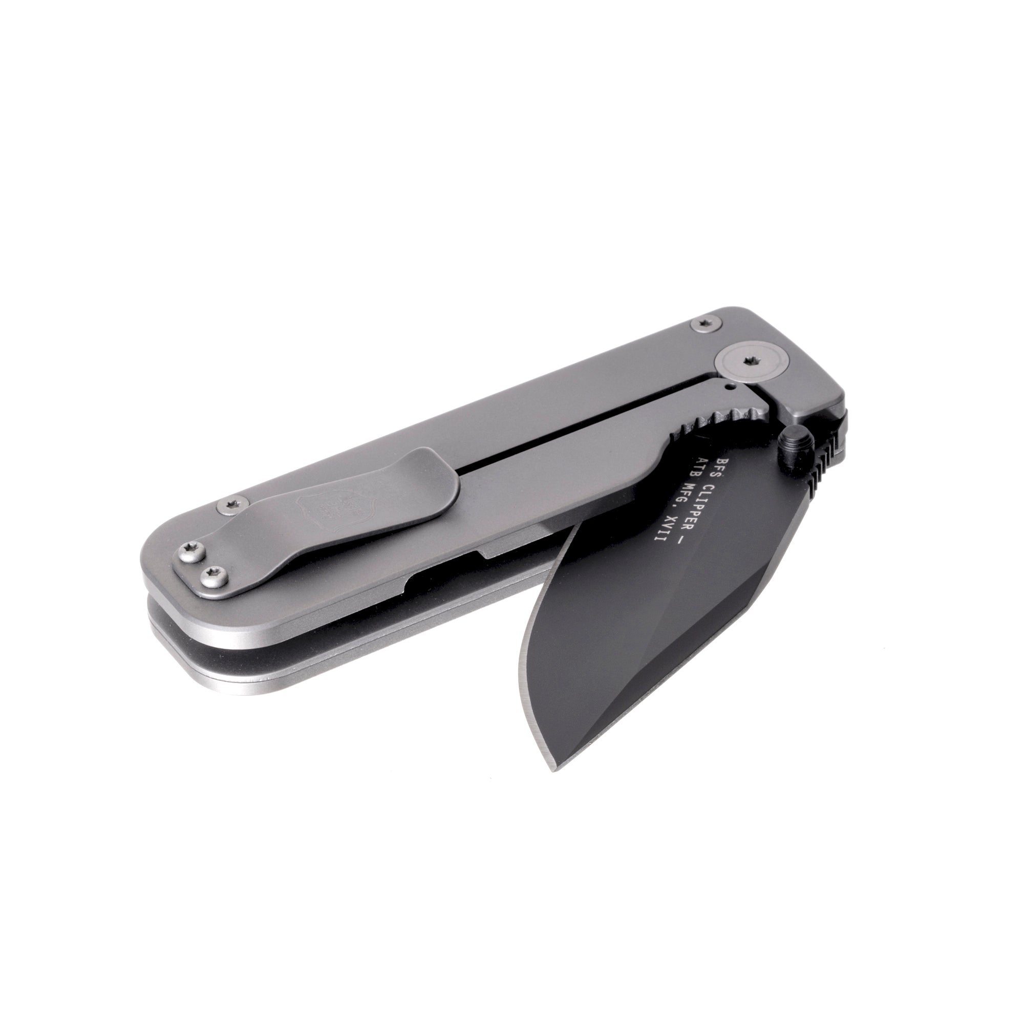 Clipper Folding Knife</br>Black PVD