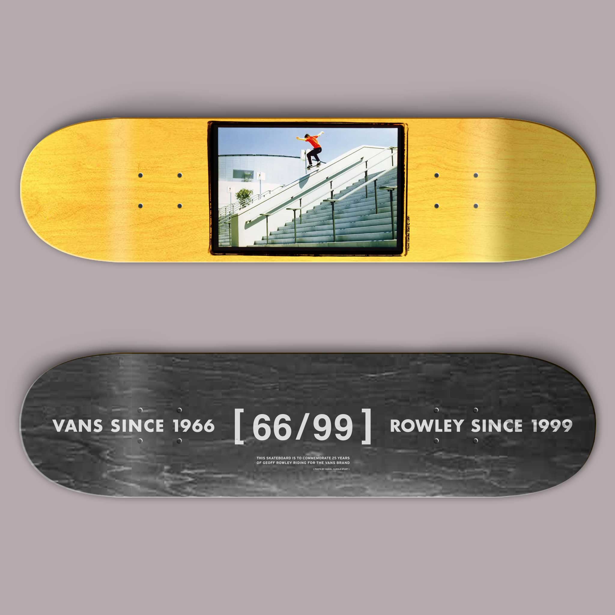 25 Year Rowley Collectors Skateboard