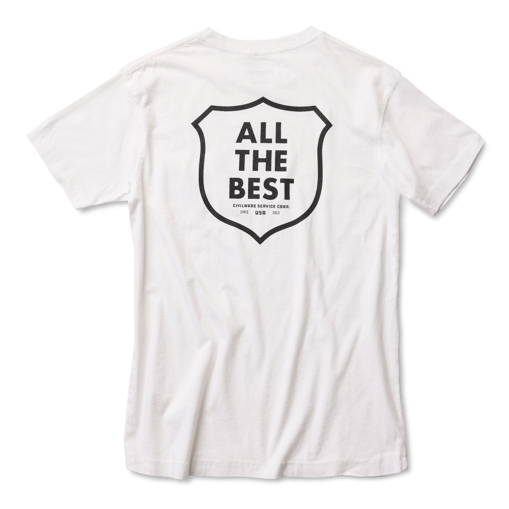 Classic ATB Pocket T-Shirt - Bone White – Civilware® All The Best®