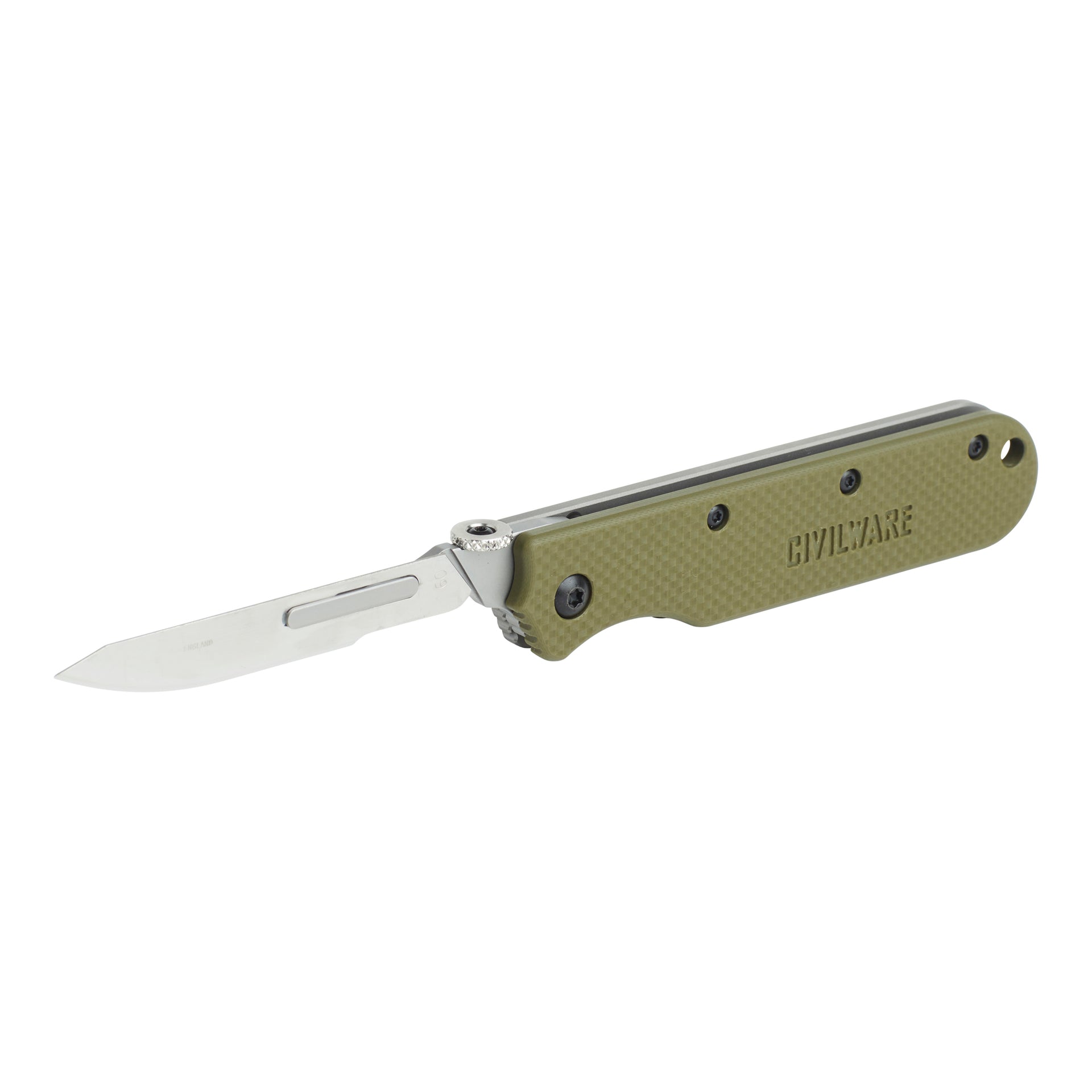 [IBK] Scalpel Folding Knife - OD Green