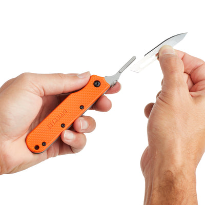 [IBK] Scalpel Folding Knife - Orange