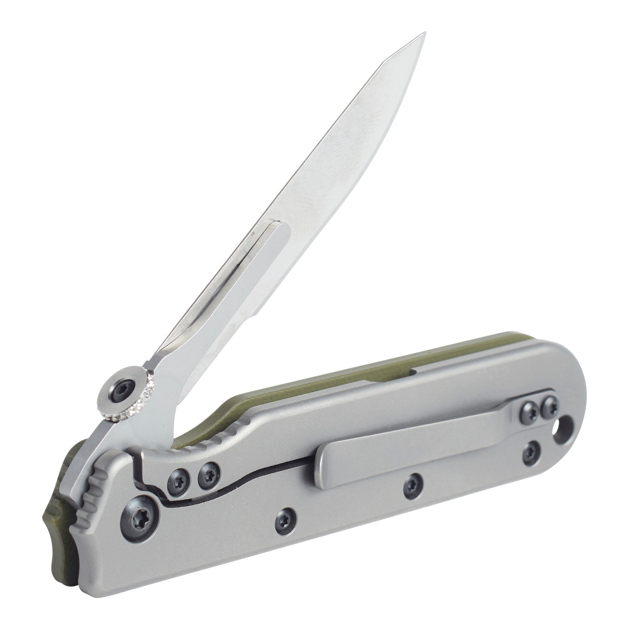 CIVILWARE. [IBK] Scalpel Folding Knife. OD Green. - Civilware® All