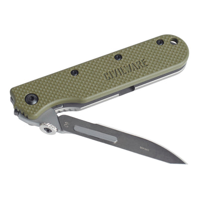 [IBK] Scalpel Folding Knife - OD Green