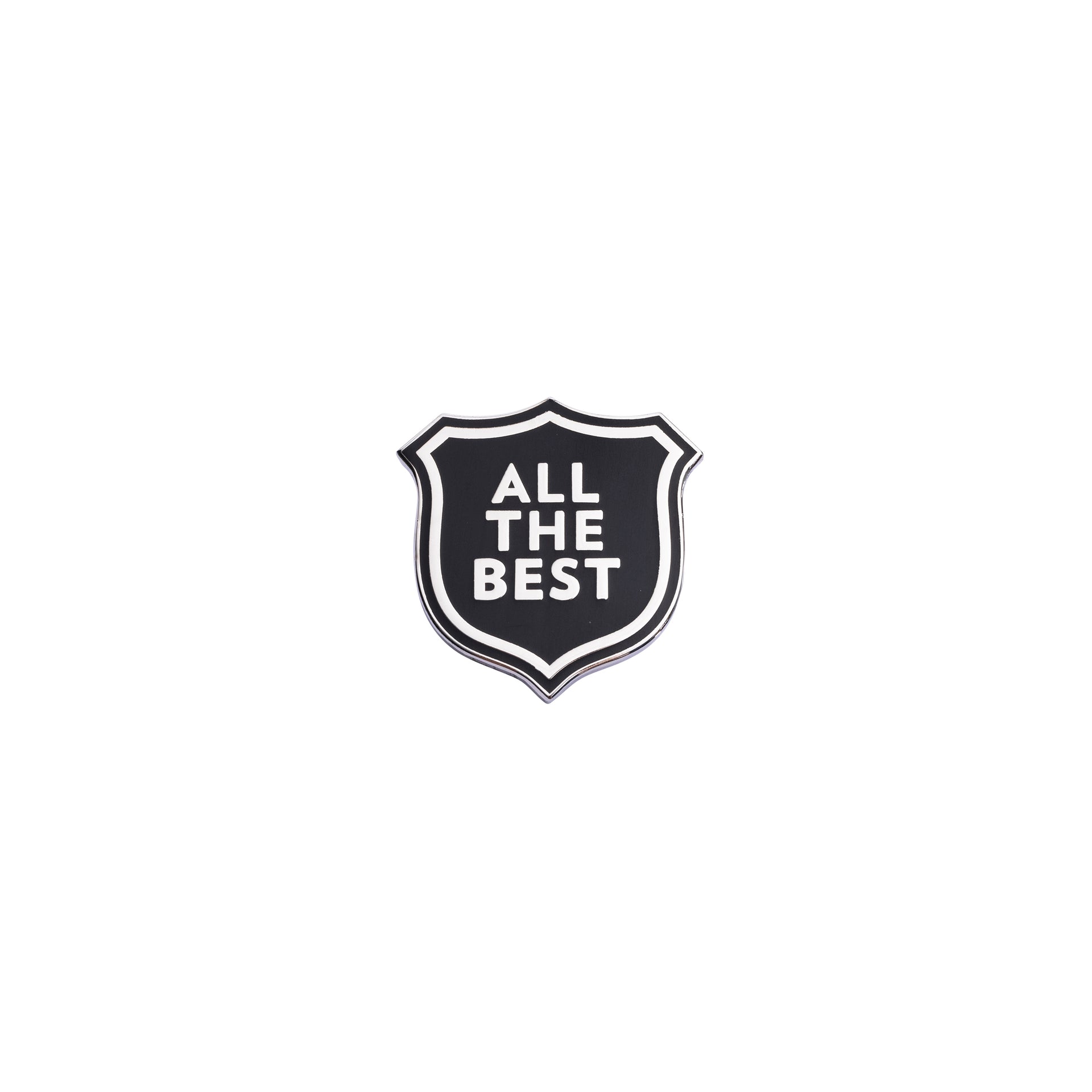"ALL THE BEST" ENAMEL PIN - BLACK